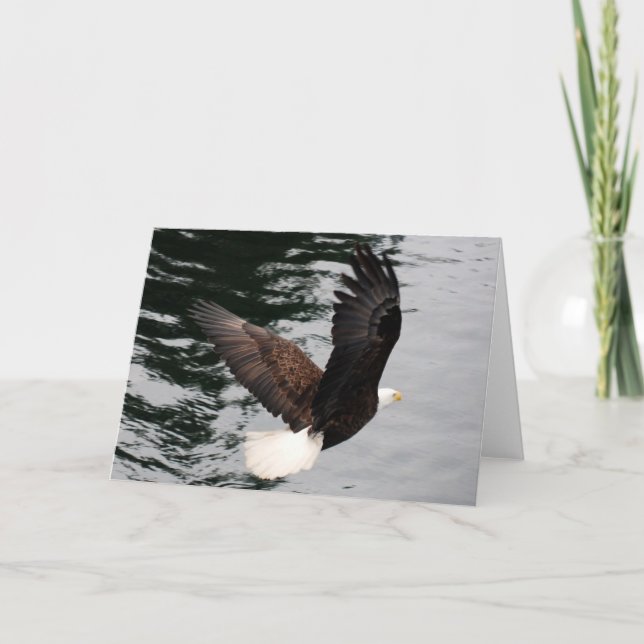 eagle soaring card (Front)