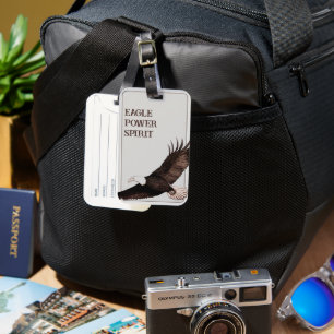 Eagle Spirit Animal Original Art Luggage Tag