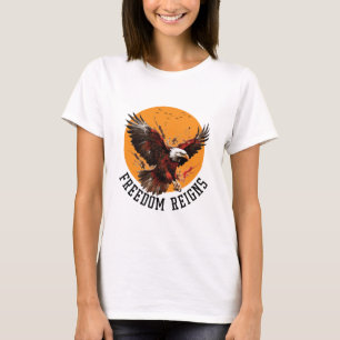 Eagle Spirit Women White T-Shirt