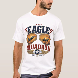Eagle Squadron Vintage Fighter Jets T-Shirt