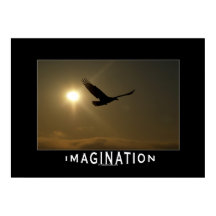 Eagle & Sun IMAGINATION Motivational Photo Print