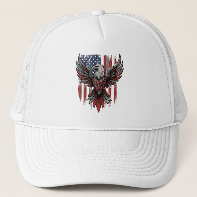 Eagle Trucker Hat (Front)