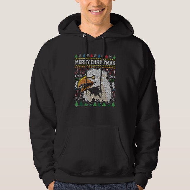 Eagle Ugly Christmas Sweat Wildlife Series (Devant)