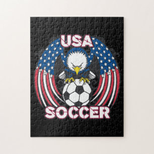 Eagle USA Soccer Jigsaw Puzzle