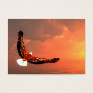 Eagle volant au soleil - 3D rendent