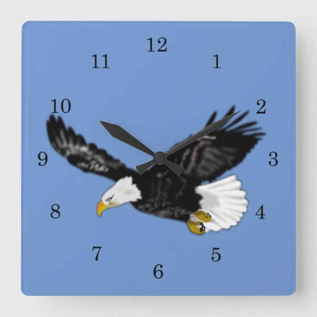 Eagle Wall Clock - Choose Color (Front)