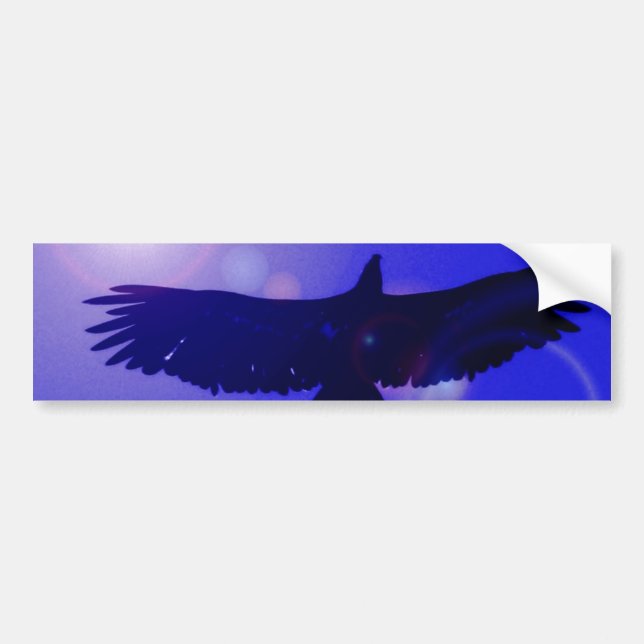 Eagle Wings Bumper Sticker (Front)