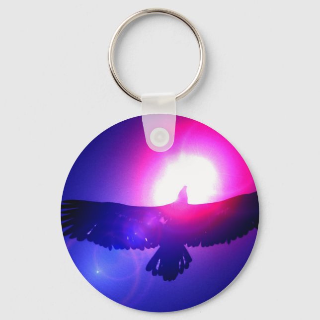 Eagle Wings - Eagle in Flight Keychain (Front)