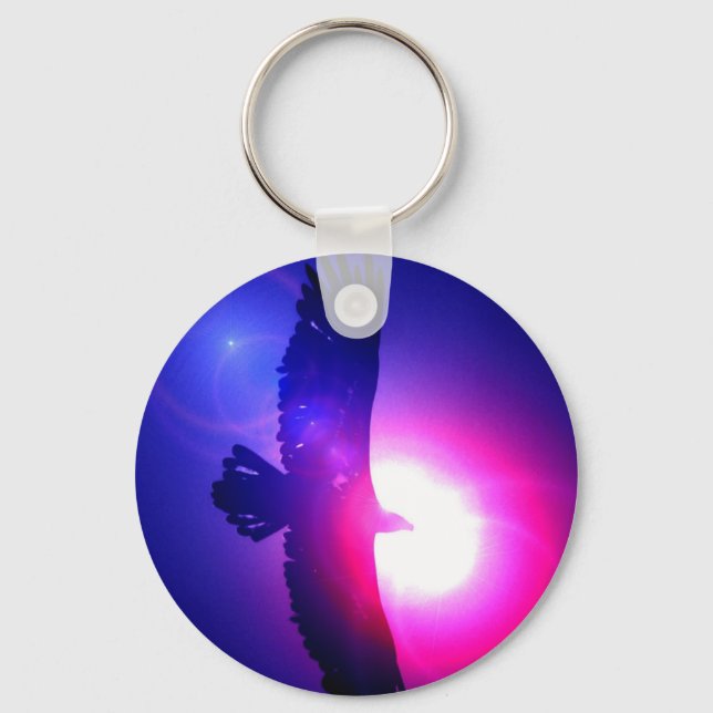 Eagle Wings - Eagle in Flight Keychain (Front)