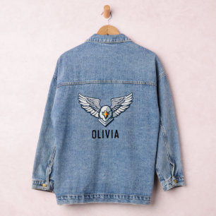 Eagle Wings Personalized Denim Jacket