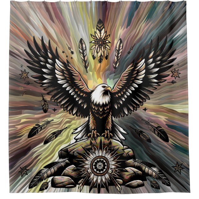 Eagle with a Flair of Colour  (Front)