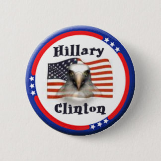 Eagle with Flag Button