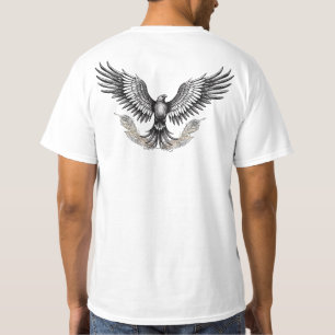 Eagle with Ornate Feathers T-Shirt