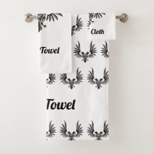 Eagle with two Heads Bath Towel Set