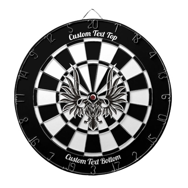 Eagle with two Heads Dartboard with Darts (Front)