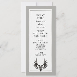 Eagle with two heads invitation