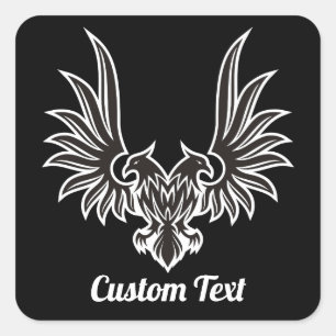 Eagle with two Heads Square Sticker