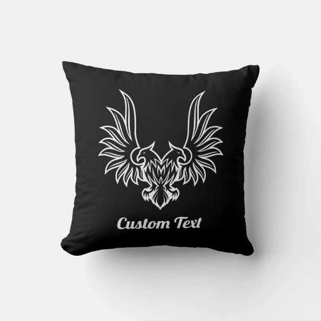 Eagle with two Heads Throw Pillow (Front)