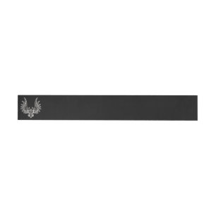 Eagle with two heads wraparound address label