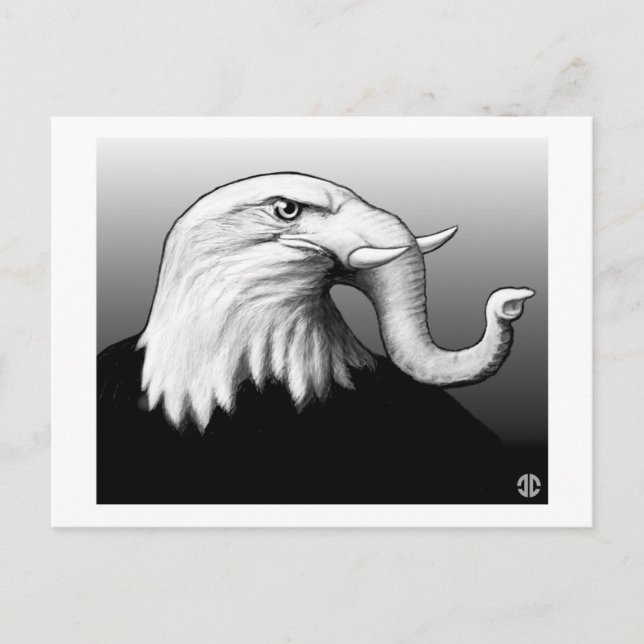 Eaglephant Postcard (Front)