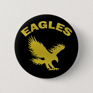 EAGLES 2 INCH ROUND BUTTON