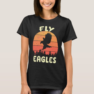 Eagles American Bald bird animal retro Vintage T-Shirt