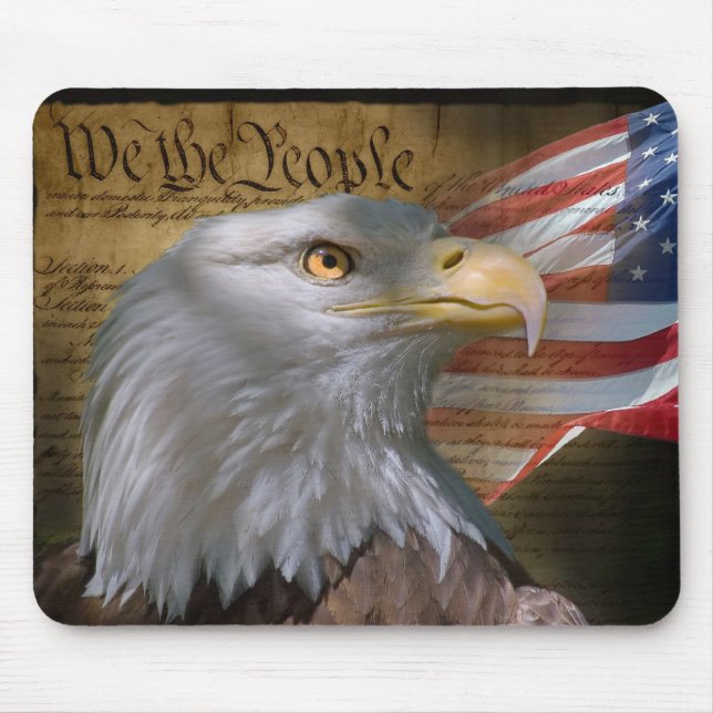 Eagle's Collage Mouse Pad (Front)