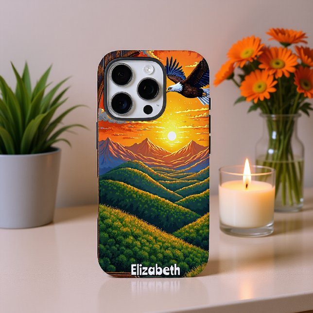 Eagle's Descent, Golden Valley Case-Mate iPhone Case (Creator Uploaded)