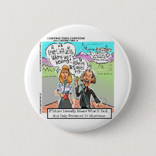 Eagles Fly? Funny Mugs Tees Cards Gifts & More 2 Inch Round Button