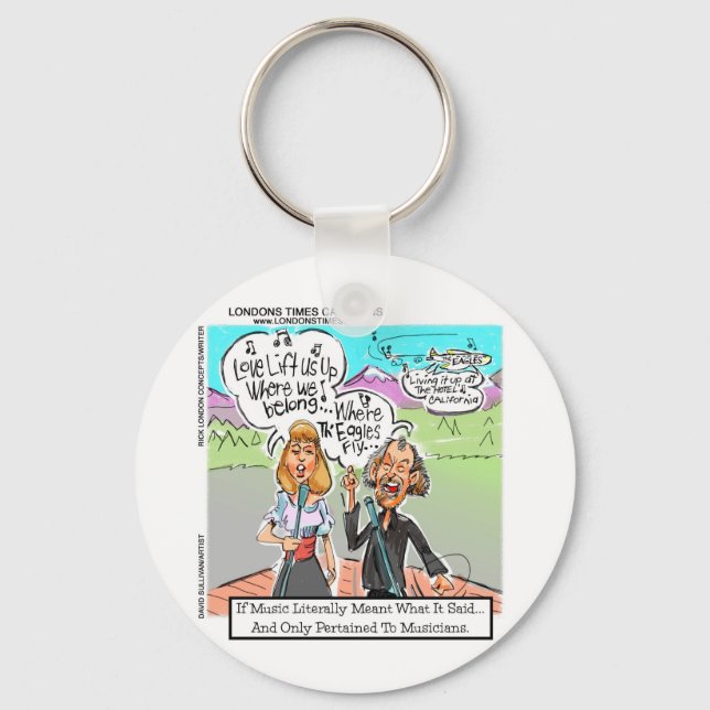 Eagles Fly? Funny Mugs Tees Cards Gifts & More Keychain (Front)