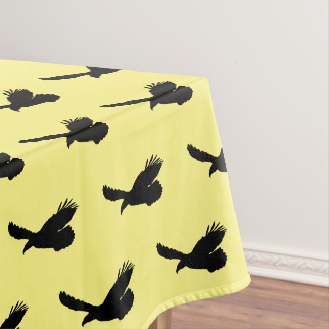 Eagles Flying Yellow Tablecloth Your Colours - Tex (In Situ)