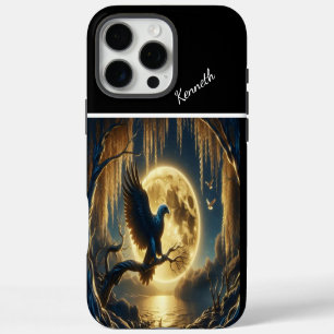Eagle's Full Moon illuminates iPhone 16 Pro Max Case