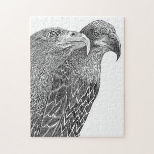 EAGLES HARRIET + M HOME STRONGER FEATHER FRIENDS JIGSAW PUZZLE
