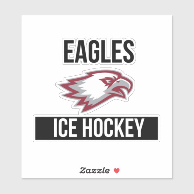 EAGLES ICE HOCKEY STICKER (Sheet)