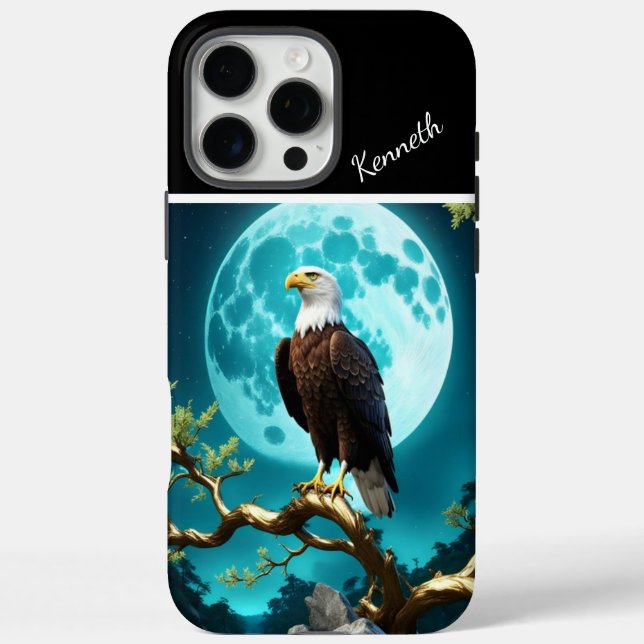 Eagle's Moonlit Vigil Case-Mate iPhone Case (Back)