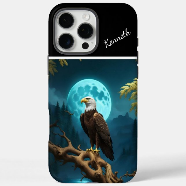 Eagle's Moonlit Watch Case-Mate iPhone Case (Back)