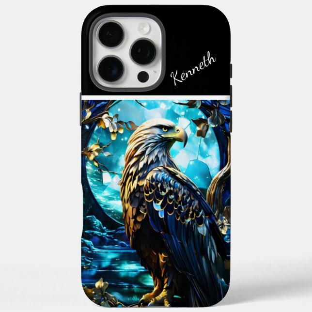 Eagle's Moonlit Watch Case-Mate iPhone Case (Back)
