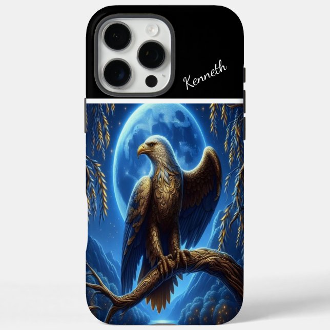 Eagle's Moonlit Watch Case-Mate iPhone Case (Back)