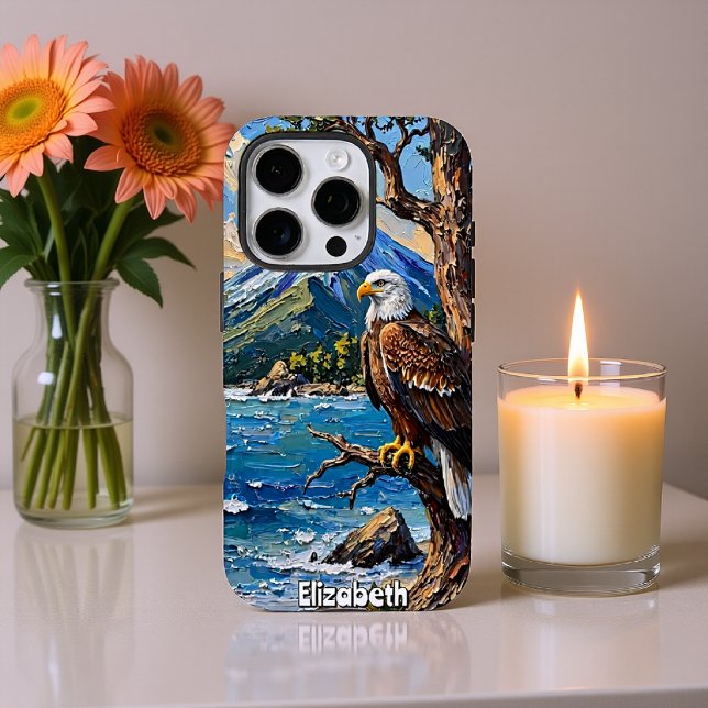 Eagle's Perch: Mountain, Sea, Sky Case-Mate iPhone Case (Creator Uploaded)