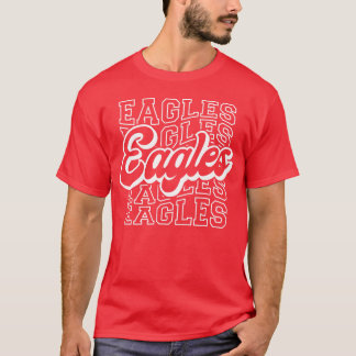 Eagles Vintage Flying Bird Inspirational Hawk Eagl T-Shirt