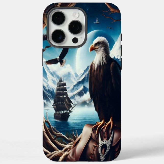 Eagle's Watch Over The Sea Case-Mate iPhone Case (Back)