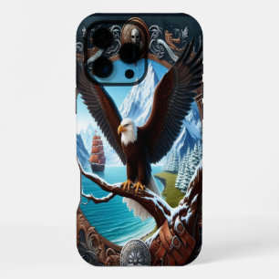 Eagle's Watch Over Winter Seas iPhone 16 Pro Max Case