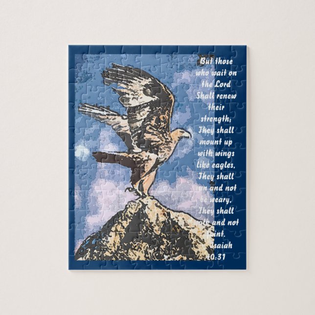 Eagles Wings - Isaiah 40:31 Jigsaw Puzzle (Vertical)