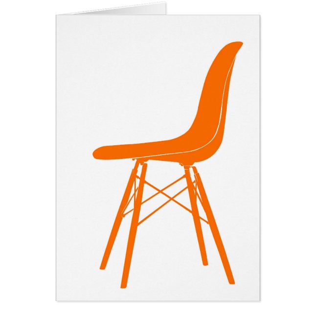 Eames a moulé la chaise latérale en plastique (Devant)