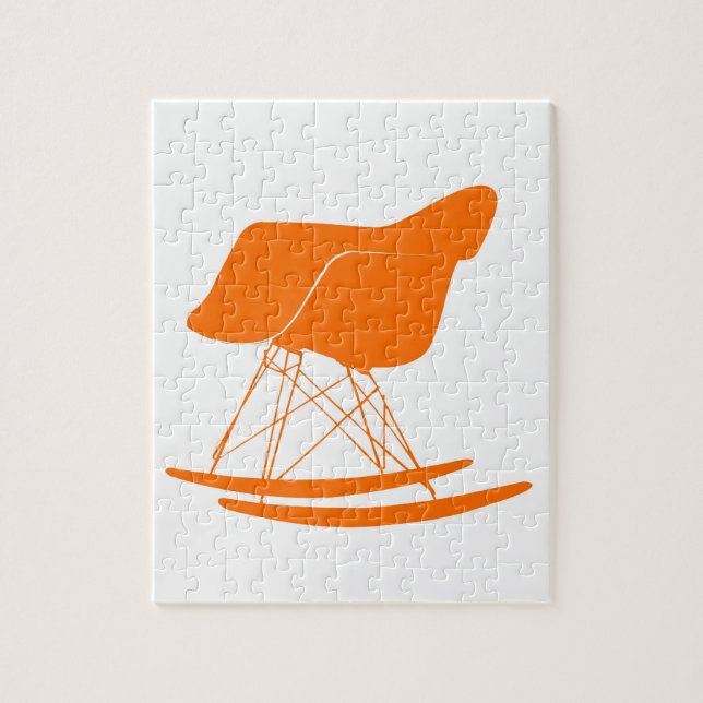 Eames moulded plastic rocking chair jigsaw puzzle (Vertical)