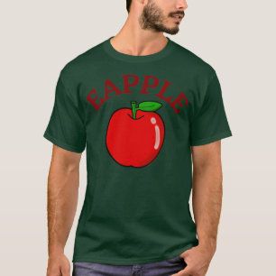 Eapple eapple vegetarian funny design 15 T-Shirt