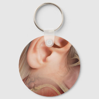 Ear anatomy keychain
