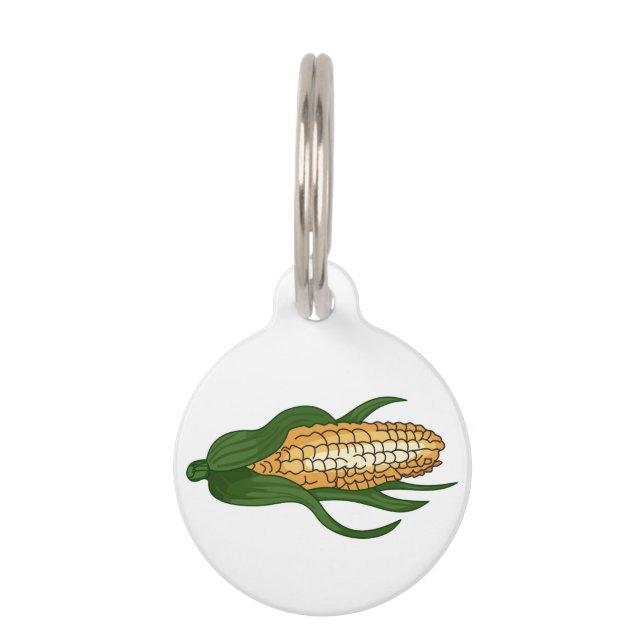 Ear of Corn Pet Tag (Front)