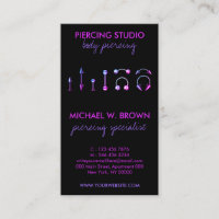 Ear Piercing Care Instructions Purple Body Jewelle