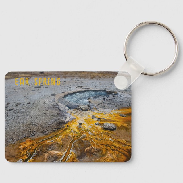 Ear Spring Yellowstone National Park Keychain (Front)